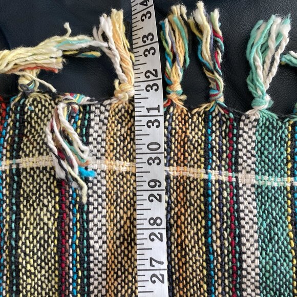 Woven Scarf Ganesh Himal Trading Boho Tribal Textile Art Chunky Cotton - Picture 9 of 10